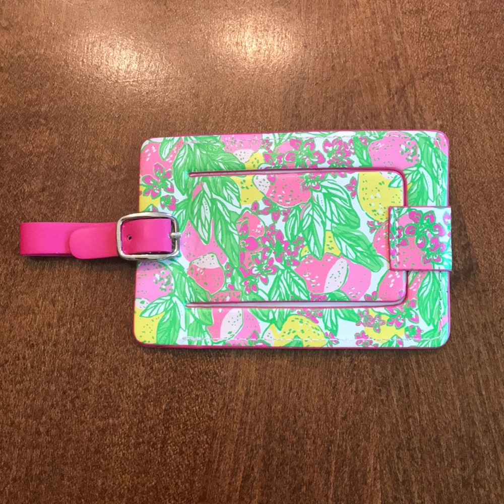LILLY PULITZER LUGGAGE TAG - LEMONADE